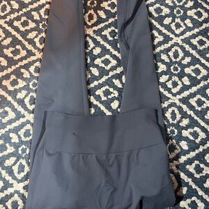 Womens gray aurola leggings